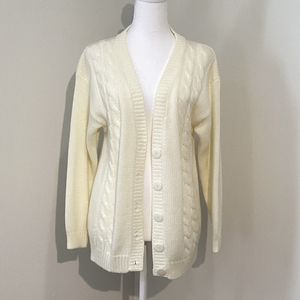 Wye Oaks Women's Cardigan Pale Yellow